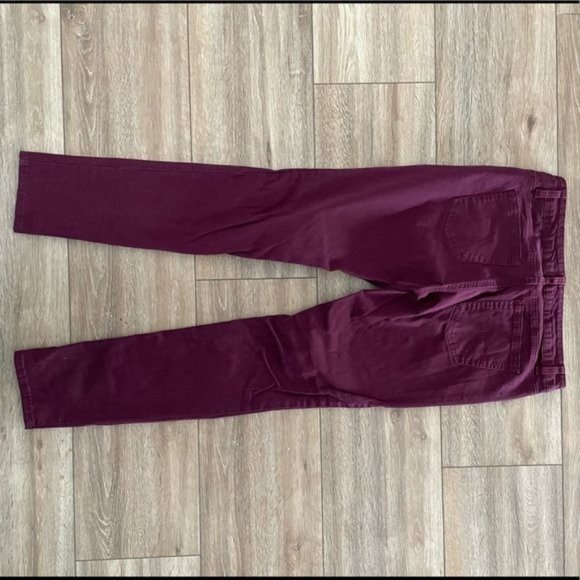 Wax Jean Maroon / Burgundy Jeans, Made in USA, Size 13 - Picture 7 of 7